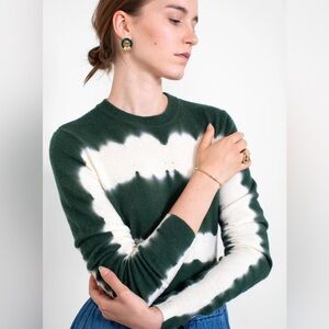 Christian Wijnants Kam Tie Dye Jumper Bottle Green